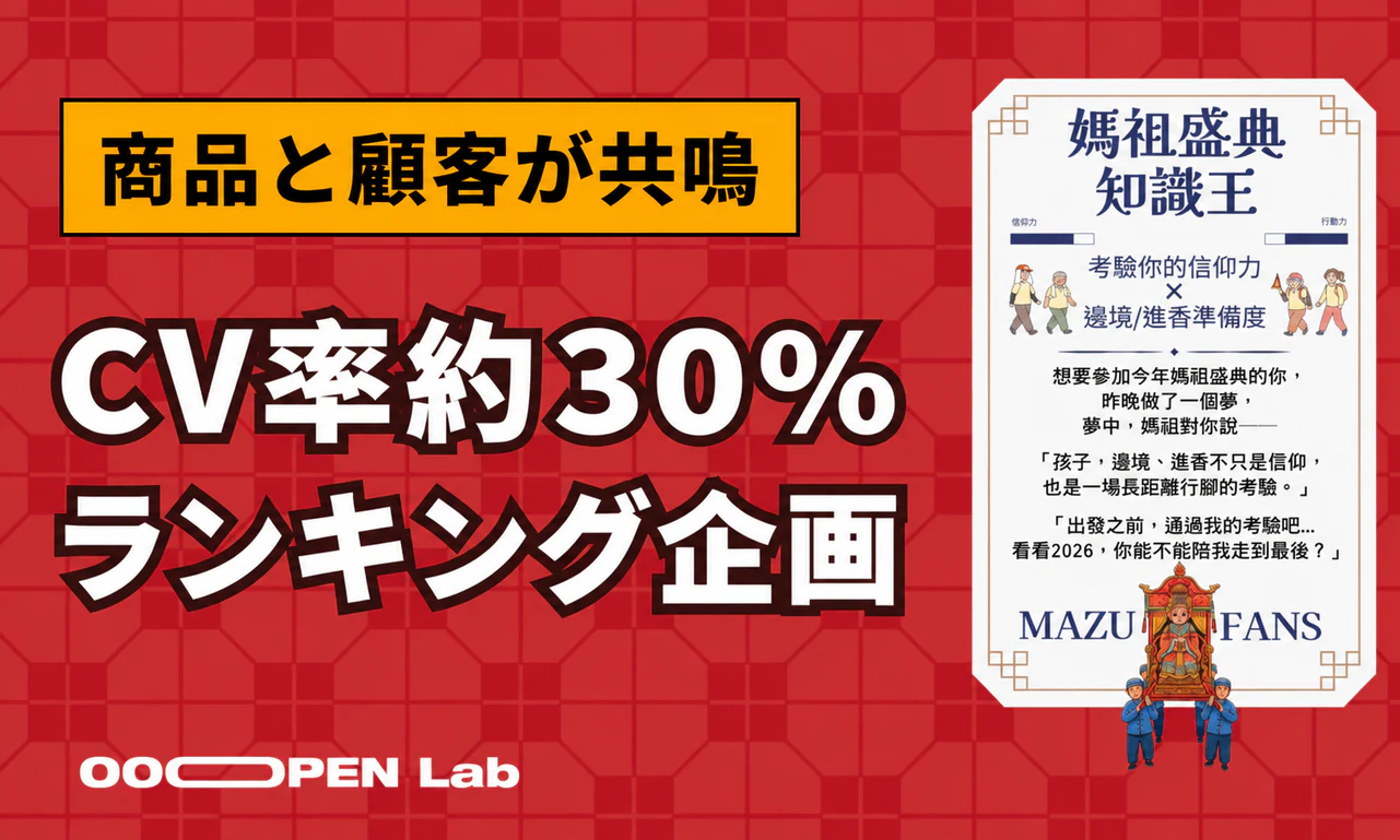 商品と参加者の共感が生んだ成果。FOOTERが転換率約30%とランキング参加率を実現